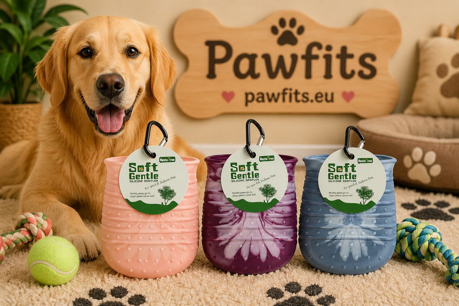2 in 1 Dog Paw Cleaner Cup - Mud Remover For Pets