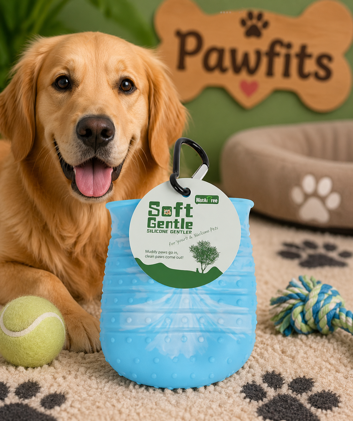 2 in 1 Dog Paw Cleaner Cup - Mud Remover For Pets